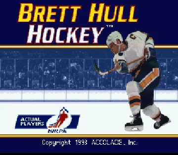 Brett Hull Hockey (USA) screen shot title